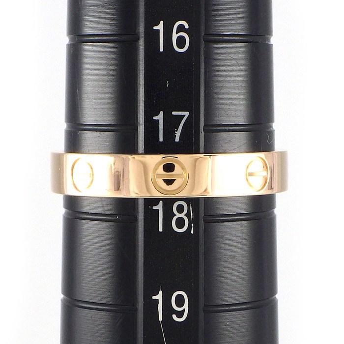 カルティエ Cartier リング ラブ スモールモデル SM B4085258 K18PG 17.5号 / #58の画像