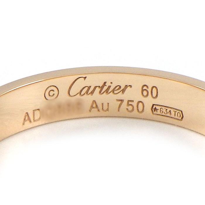 カルティエ Cartier リング ラブ スモールモデル SM B4085260 K18PG 19.5号 / #60の画像