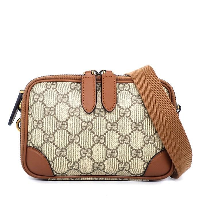 GUCCI（グッチ） ショルダーバッグ GGエンブレム ミニ クロスボディ 