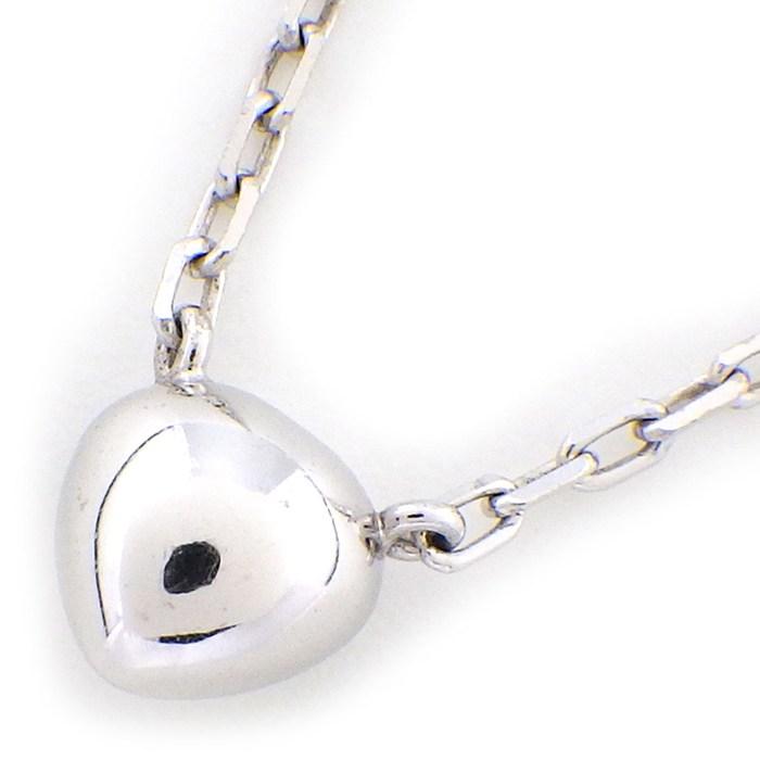 カルティエ Cartier ネックレス ダムール ハート ディアマン レジェ B7059300 1ポイント ダイヤモンド K18WGの画像