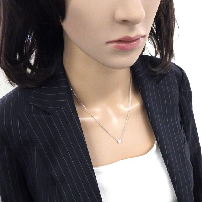カルティエ Cartier ネックレス ダムール ハート ディアマン レジェ B7059300 1ポイント ダイヤモンド K18WGの画像