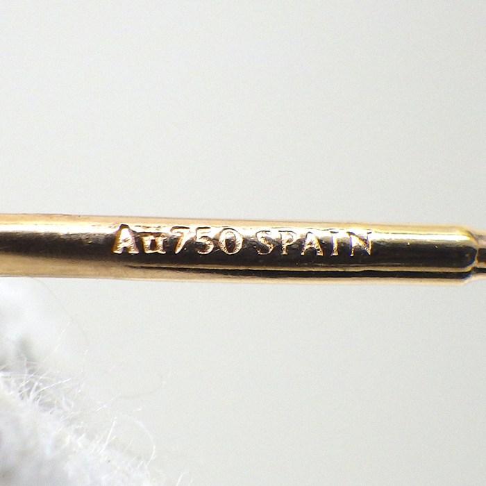 ティファニー Tiffany & Co. ピアス バイザヤード オープンハート スウィング ドロップ ダイヤモンド K18PGの画像