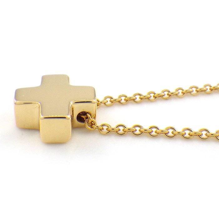 ティファニー Tiffany & Co. ネックレス ローマンクロス K18YGの画像