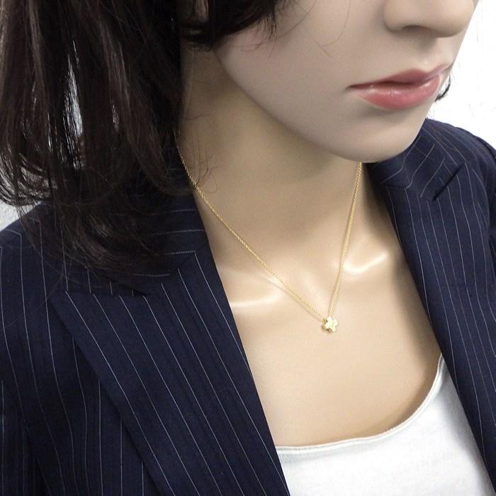 ティファニー Tiffany & Co. ネックレス ローマンクロス K18YGの画像