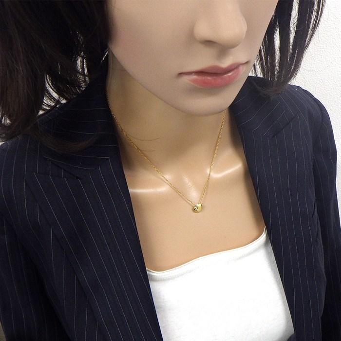 ティファニー Tiffany & Co. ネックレス ファセットカット ダイヤモンドモチーフ K18YGの画像