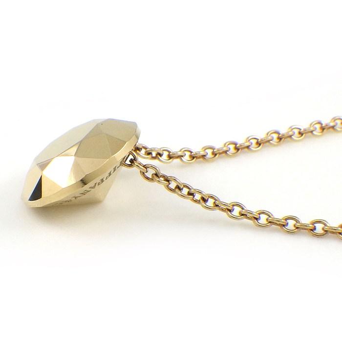 ティファニー Tiffany & Co. ネックレス ファセットカット ダイヤモンドモチーフ K18YGの画像