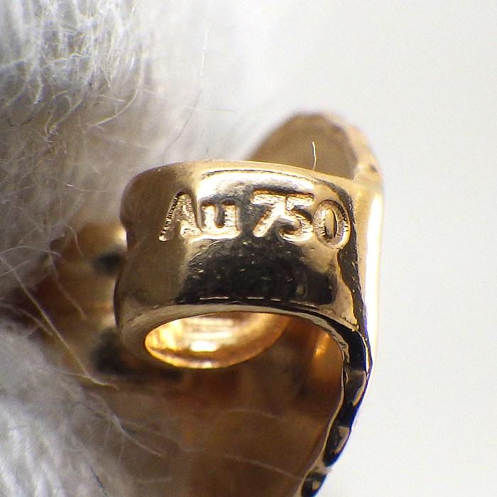 ティファニー Tiffany & Co. ピアス オープンハート ミニ 7mm幅モデル K18PGの画像