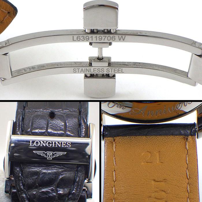 ロンジン Longines 腕時計 マスターコレクション L2.793.4.73.2 創立190周年記念モデル 裏スケ シルバー文字盤 SS グレーの画像