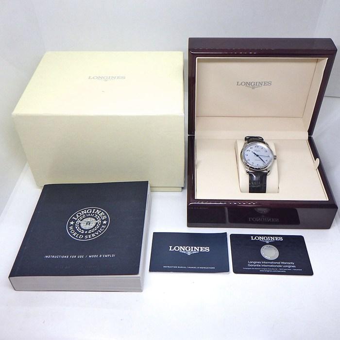 ロンジン Longines 腕時計 マスターコレクション L2.793.4.73.2 創立190周年記念モデル 裏スケ シルバー文字盤 SS グレーの画像