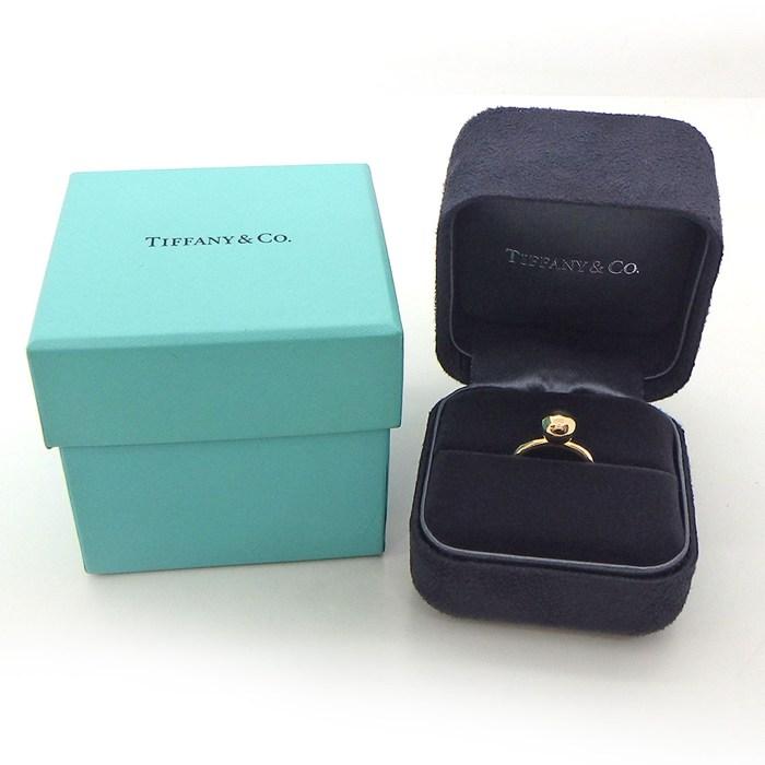 ティファニー Tiffany & Co. リング ハードウェア ボール ニューヨーク ロゴ K18PG 11.5号 / 52の画像