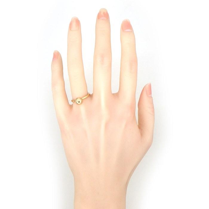 ティファニー Tiffany & Co. リング ハードウェア ボール ニューヨーク ロゴ K18PG 11.5号 / 52の画像