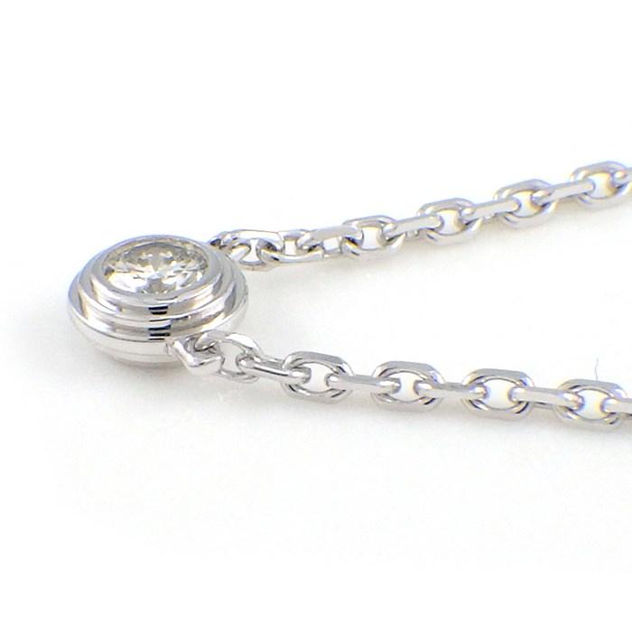 カルティエ Cartier ネックレス ダムール XS ディアマン レジェ B7224515 1ポイント ダイヤモンド 0.04ct K18WGの画像