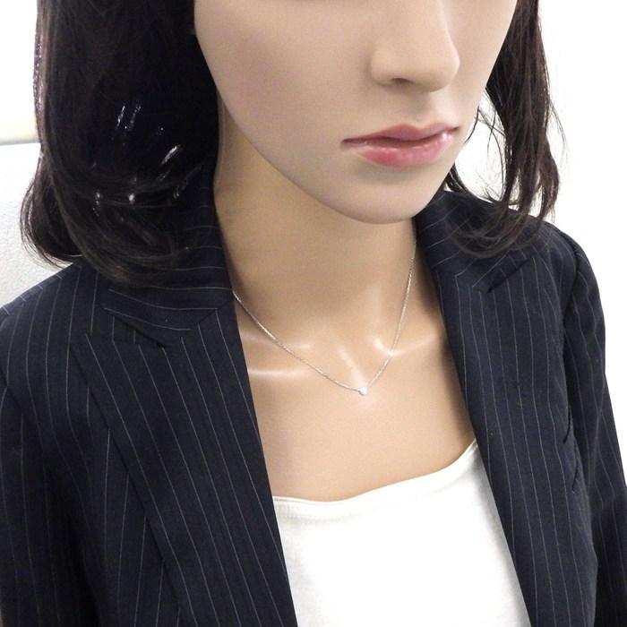 カルティエ Cartier ネックレス ダムール XS ディアマン レジェ B7224515 1ポイント ダイヤモンド 0.04ct K18WGの画像