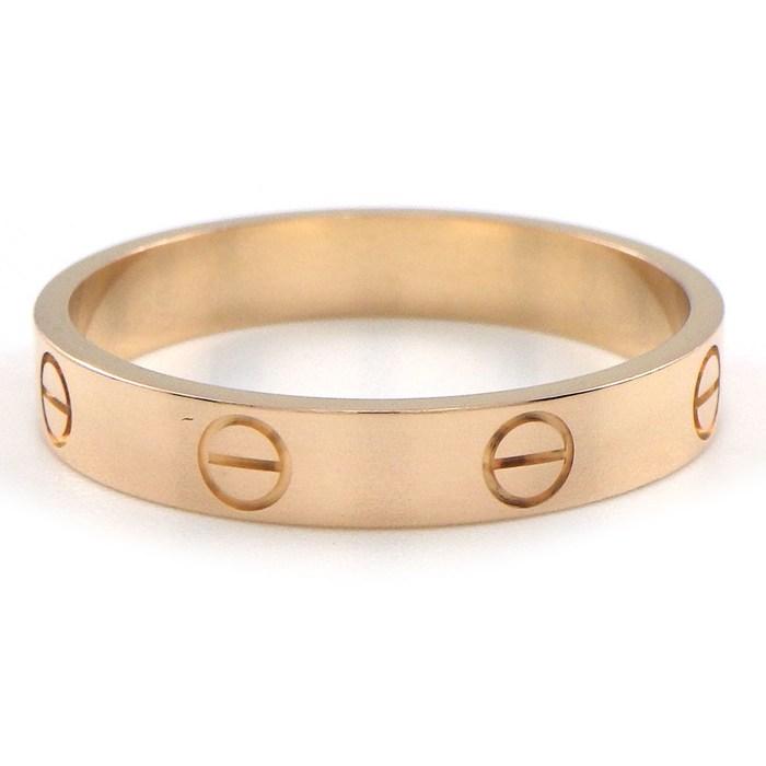 カルティエ Cartier リング ラブ スモールモデル SM B4085260 K18PG 19号 / #60の画像