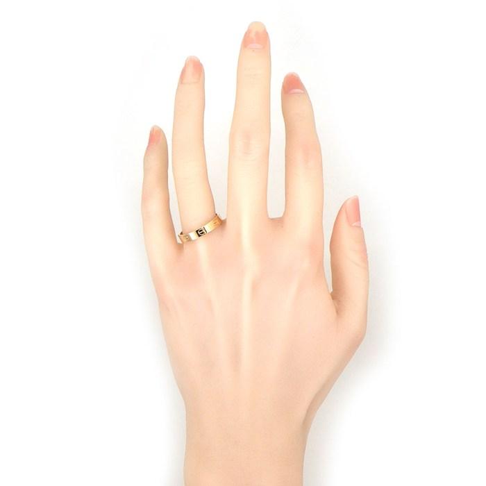 カルティエ Cartier リング ラブ スモールモデル SM B4085260 K18PG 19号 / #60の画像