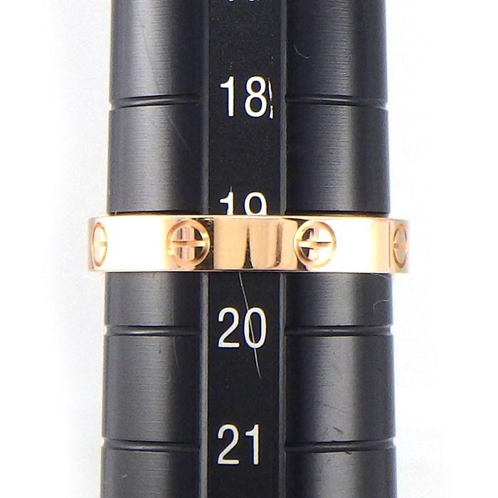 カルティエ Cartier リング ラブ スモールモデル SM B4085260 K18PG 19号 / #60の画像