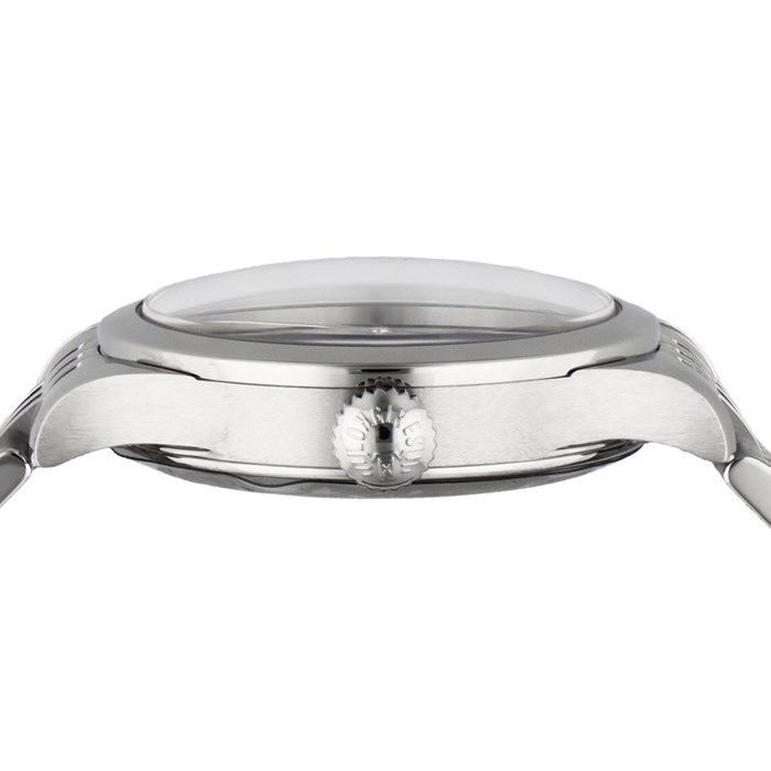 ロンジン Longines 腕時計 レコード L2.321.4.76.6 デイト 裏スケ サンレイ シルバー文字盤 SS 自動巻きの画像