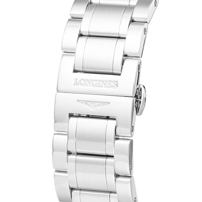 ロンジン Longines 腕時計 マスターコレクション L2.628.4.11.6 デイト 裏スケ ローマンインデックス ホワイト文字盤 SS 自動の画像