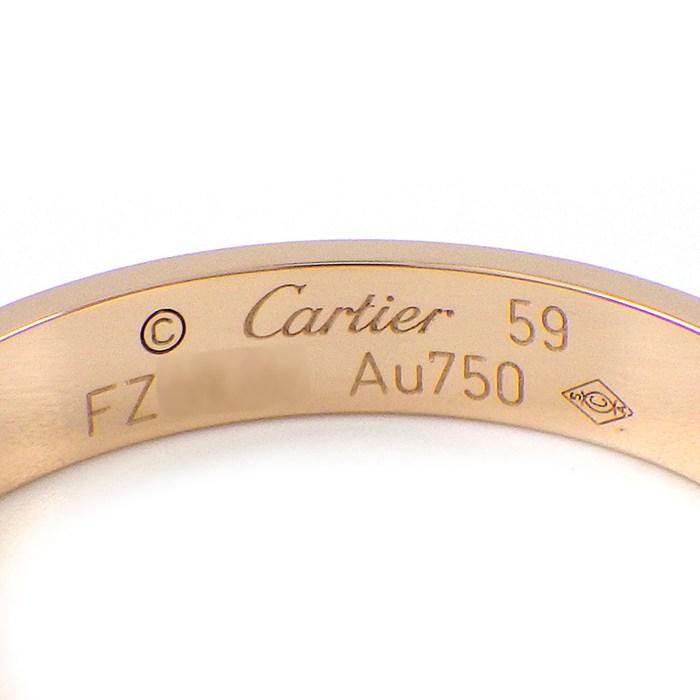 カルティエ Cartier リング ラブ スモールモデル SM B4085259 K18PG 18.5号 / #59の画像
