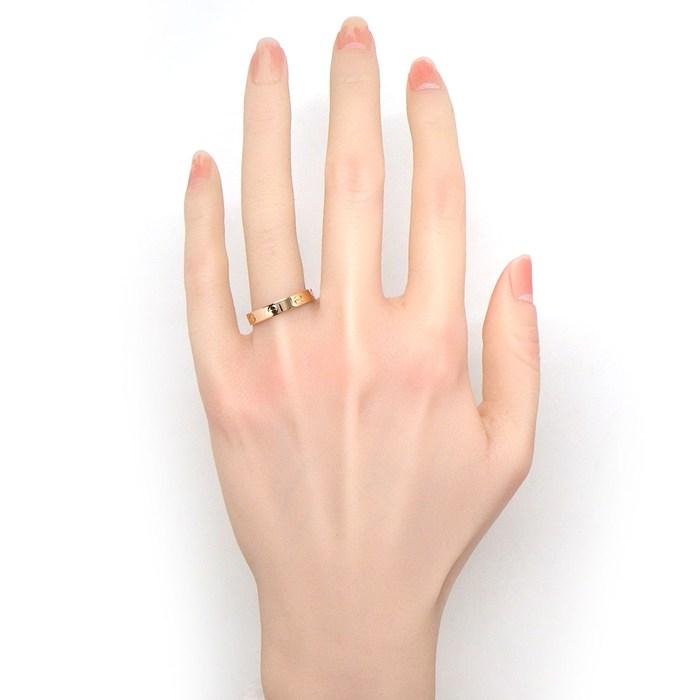 カルティエ Cartier リング ラブ スモールモデル SM B4085259 K18PG 18.5号 / #59の画像
