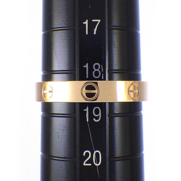 カルティエ Cartier リング ラブ スモールモデル SM B4085259 K18PG 18.5号 / #59の画像