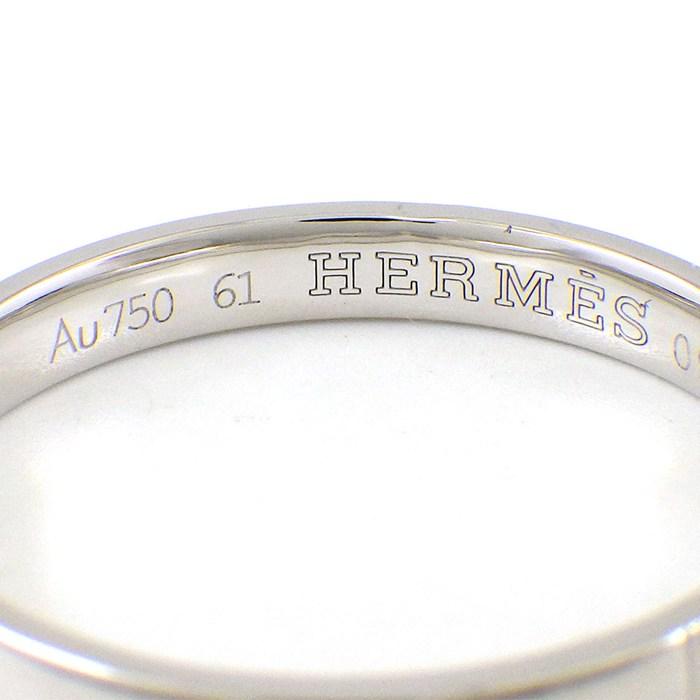 エルメス HERMES リング アリアンス ケリー K18WG 20号 / #61の画像