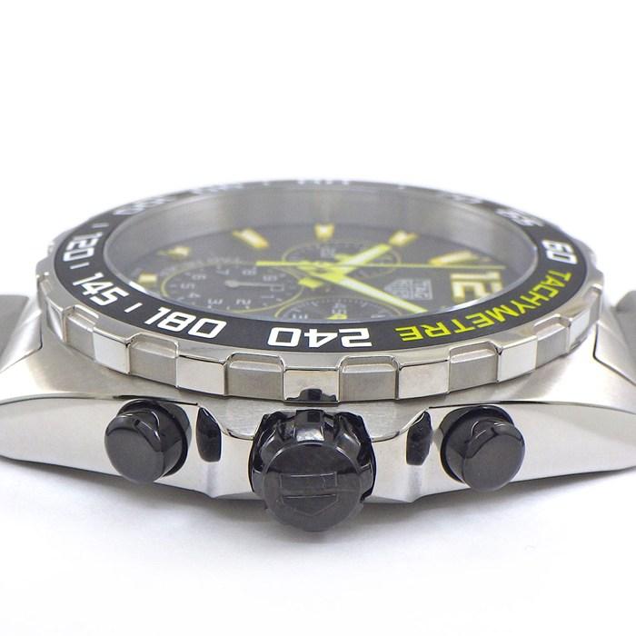 タグ・ホイヤー TAG Heuer 腕時計 フォーミュラ1 クロノグラフ CAZ101AG.BA0842 イエローアクセント デイト タキメーター スの画像