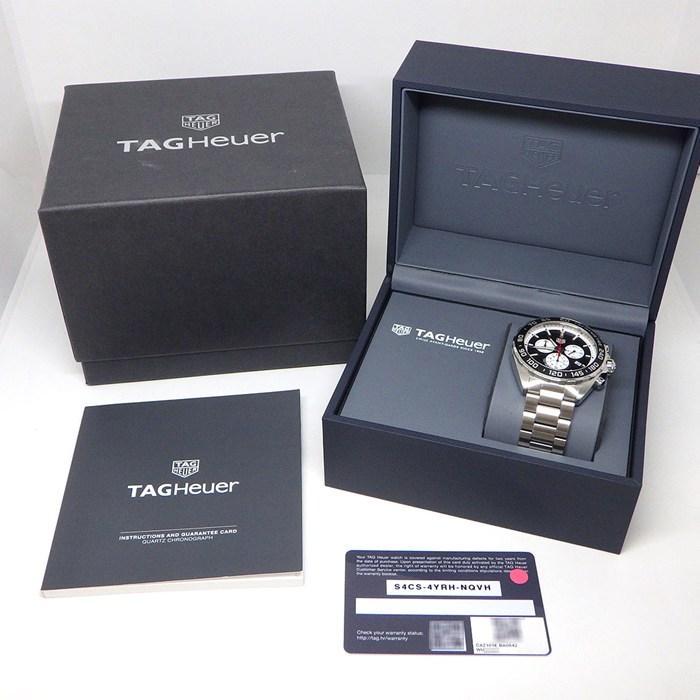 タグ・ホイヤー TAG Heuer 腕時計 フォーミュラ1 クロノグラフ CAZ101E.BA0842 デイト タキメーター スモールセコンド 夜光イの画像