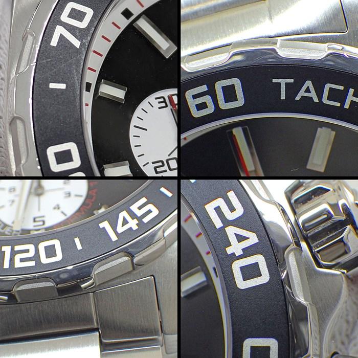 タグ・ホイヤー TAG Heuer 腕時計 フォーミュラ1 クロノグラフ CAZ101E.BA0842 デイト タキメーター スモールセコンド 夜光イの画像