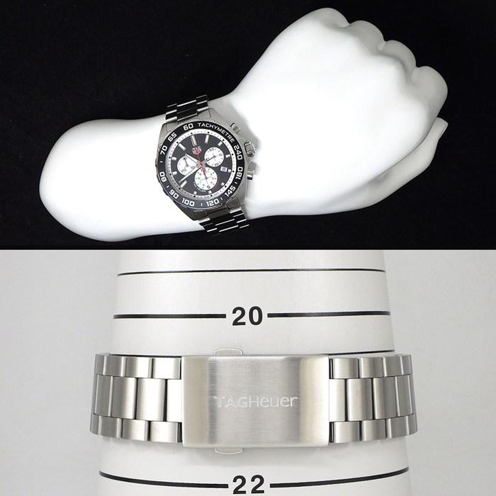 タグ・ホイヤー TAG Heuer 腕時計 フォーミュラ1 クロノグラフ CAZ101E.BA0842 デイト タキメーター スモールセコンド 夜光イの画像