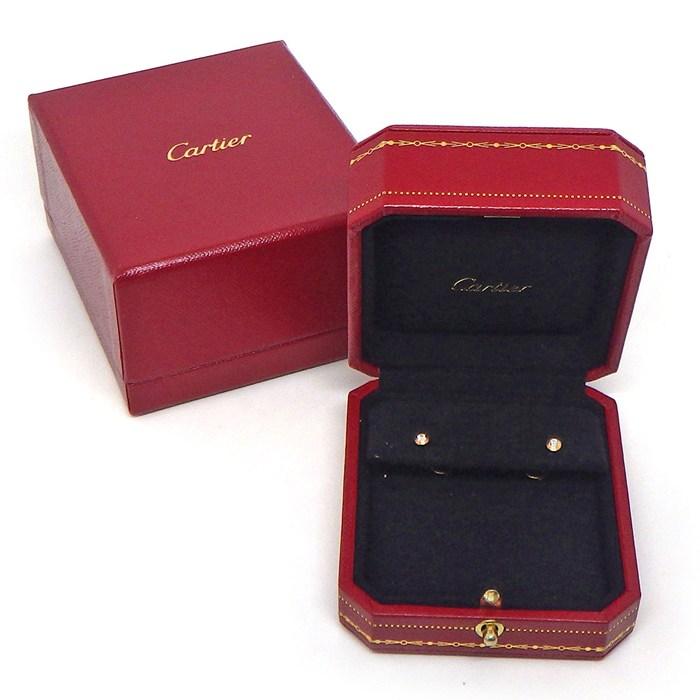 カルティエ Cartier ピアス ダムール XS ディアマン レジェ B8301214 ダイヤモンド 計0.08ct K18PGの画像
