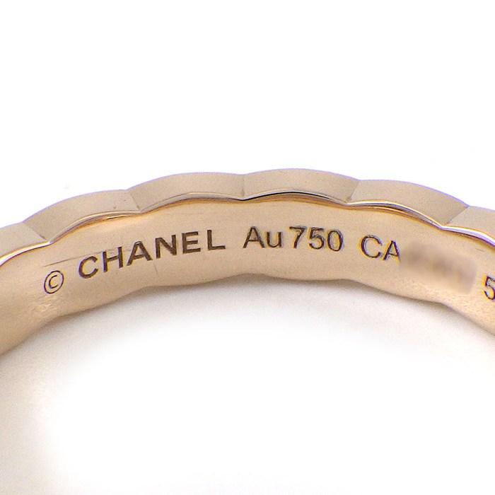 シャネル CHANEL リング ココクラッシュ ミニ J11786 マトラッセ キルティング フルエタニティ 18ポイント ダイヤモンド 計0.37c_2
