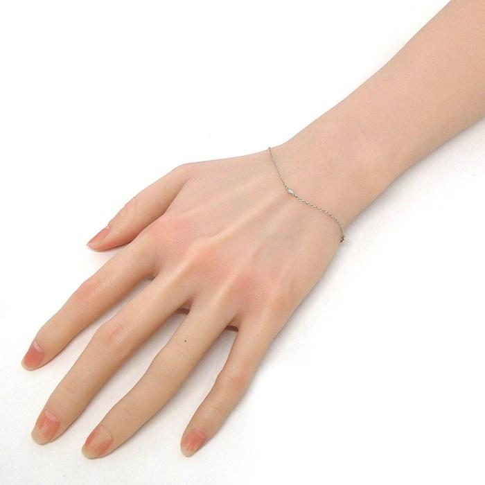 ティファニー Tiffany & Co. ブレスレット バイザヤード 60099265 3ポイント ダイヤモンド 計0.15ct PT950の画像