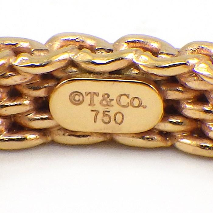 ティファニー Tiffany & Co. リング サマセット メッシュ K18PG 18.5号の画像