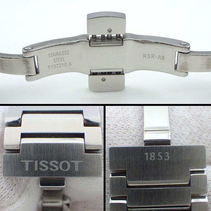 ティソ TISSOT 腕時計 PRX 35mm T137.207.11.091.01 デイト 裏スケ 夜光針 ライトグリーン文字盤 SS 自動巻きの画像