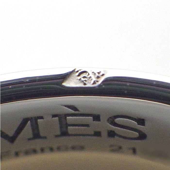 エルメス HERMES リング エヴァーヘラクレス H119853B Hモチーフ 11ポイント ダイヤモンド 計0.02ct K18WG 11.5号の画像