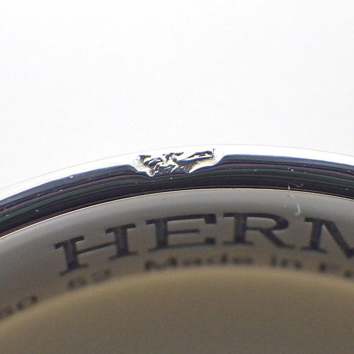 エルメス HERMES リング エヴァーヘラクレス H119853B Hモチーフ 11ポイント ダイヤモンド 計0.02ct K18WG 11.5号の画像