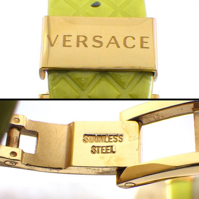 ヴェルサーチェ VERSACE 腕時計 ヴェニタス VK7 イエロー文字盤 GP 革