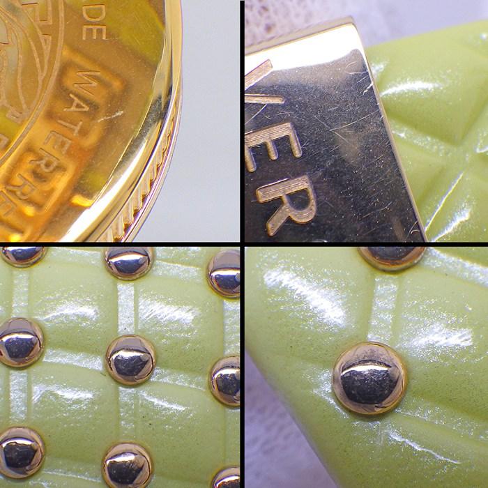 ヴェルサーチェ VERSACE 腕時計 ヴェニタス VK7 イエロー文字盤 GP 革