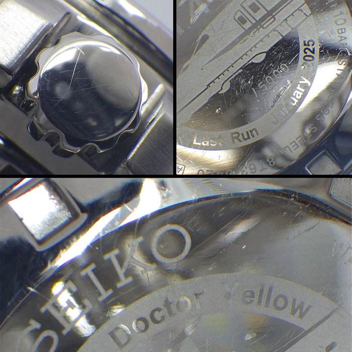 セイコー SEIKO 腕時計 923形 ドクターイエロー T4 引退記念メモリアルウオッチ 8T63-04L0 5000本限定モデル デイト クロノグの画像