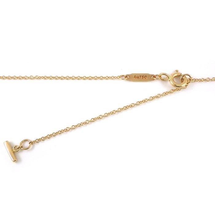 ティファニー Tiffany & Co. ネックレス Tスマイル ミニマイクロ 62617721 K18PGの画像