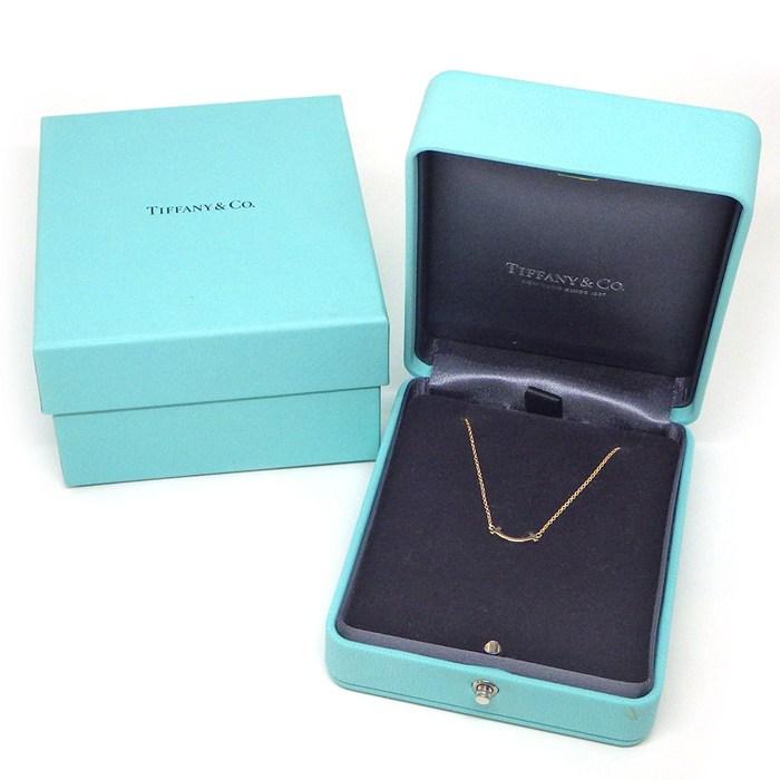 ティファニー Tiffany & Co. ネックレス Tスマイル ミニマイクロ 62617721 K18PGの画像