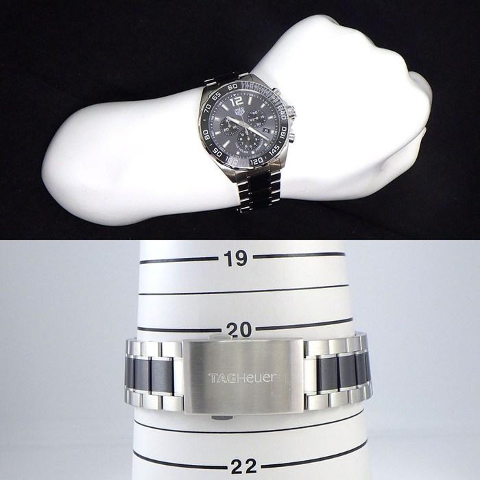 タグ・ホイヤー TAG Heuer 腕時計 フォーミュラ1 クロノグラフ CAZ1011.BA0843 デイト タキメーター スモールセコンド 夜光の画像