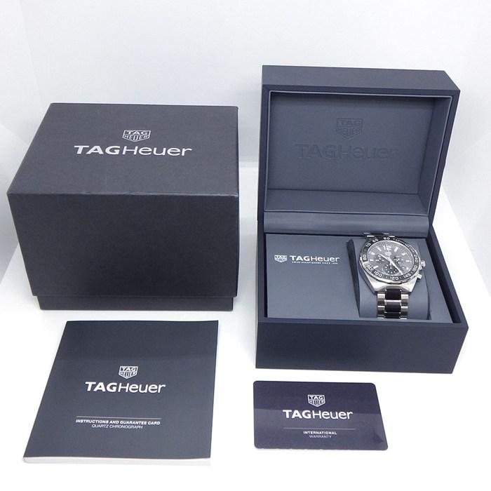 タグ・ホイヤー TAG Heuer 腕時計 フォーミュラ1 クロノグラフ CAZ1011.BA0843 デイト タキメーター スモールセコンド 夜光の画像