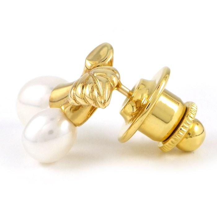MIKIMOTO（ミキモト） ピンブローチ チェリーモチーフ 2ポイント