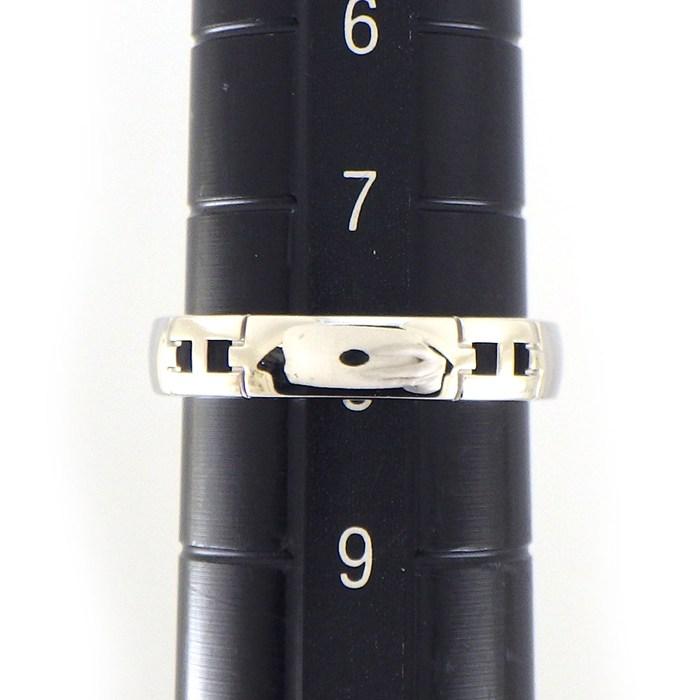 エルメス HERMES リング エヴァー ヘラクレス H119854B ウェディング バンド K18WG 8号 / #48の画像