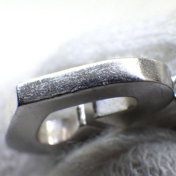 カルティエ Cartier ネックレス Cハート ダイヤモンド K18WGの画像