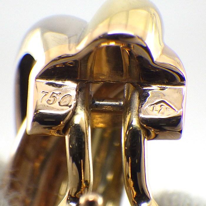 Cartier（カルティエ） ピアス トリニティ フープ スリーカラー K18PG