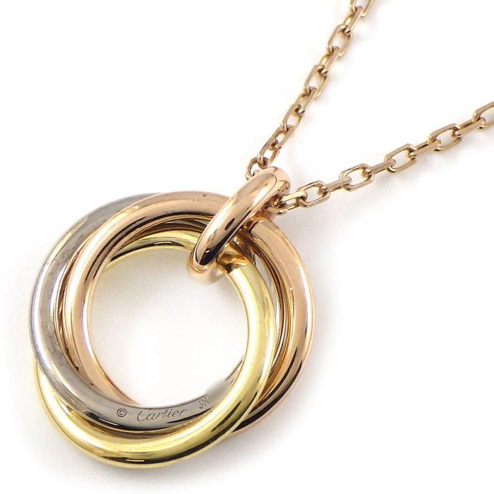 Cartier（カルティエ） ネックレス トリニティ SM セミパヴェ スリー