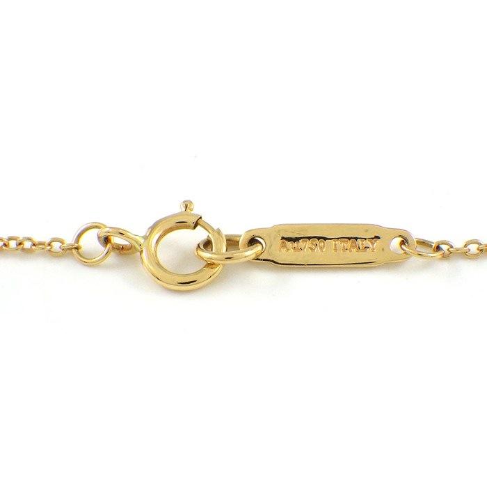 ティファニー Tiffany & Co. ネックレス フルールドリス キー バー 38051474 ダイヤモンド 計0.04ct K18PGの画像